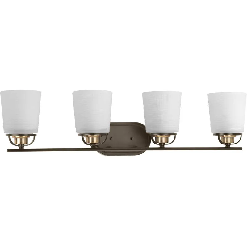 West Village 4 Light 32.25 inch Antique Bronze Bath Vanity Wall Light, Design Series