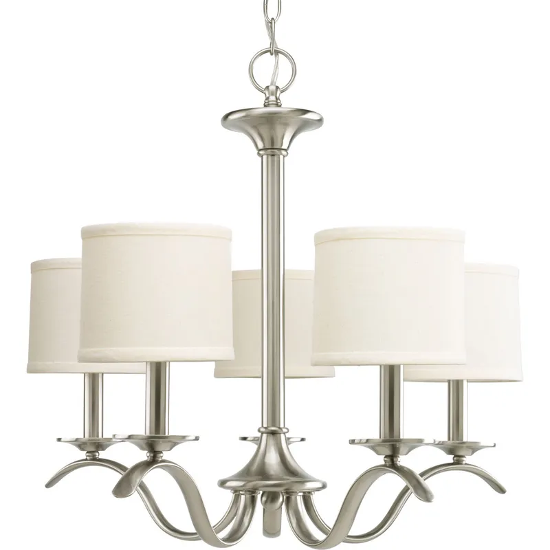 Mark 5 Light 23 inch Brushed Nickel Chandelier Ceiling Light