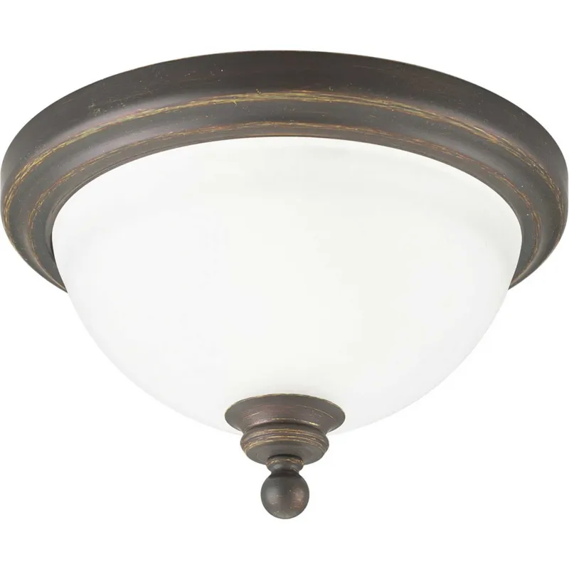 Beacher 1 Light 12 inch Antique Bronze Flush Mount Ceiling Light