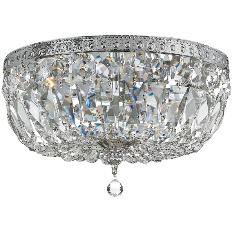 Rawson 3 Light 14 inch Chrome Ceiling Mount Ceiling Light