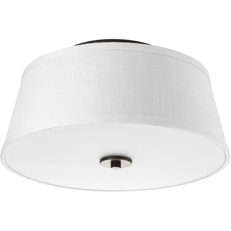 Jay 2 Light 14 inch Antique Bronze Flush Mount Ceiling Light