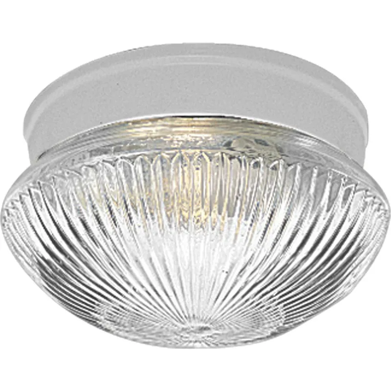 Ignatius 1 Light 7.5 inch White Flush Mount Ceiling Light