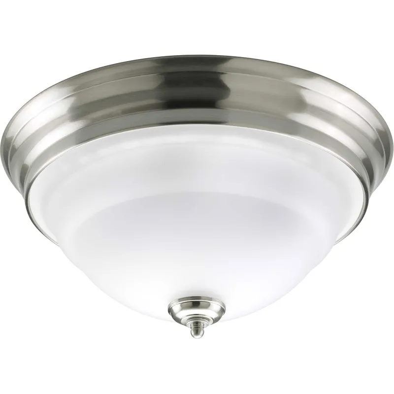 Torino 2 Light 14.63 inch Brushed Nickel Flush Mount Ceiling Light