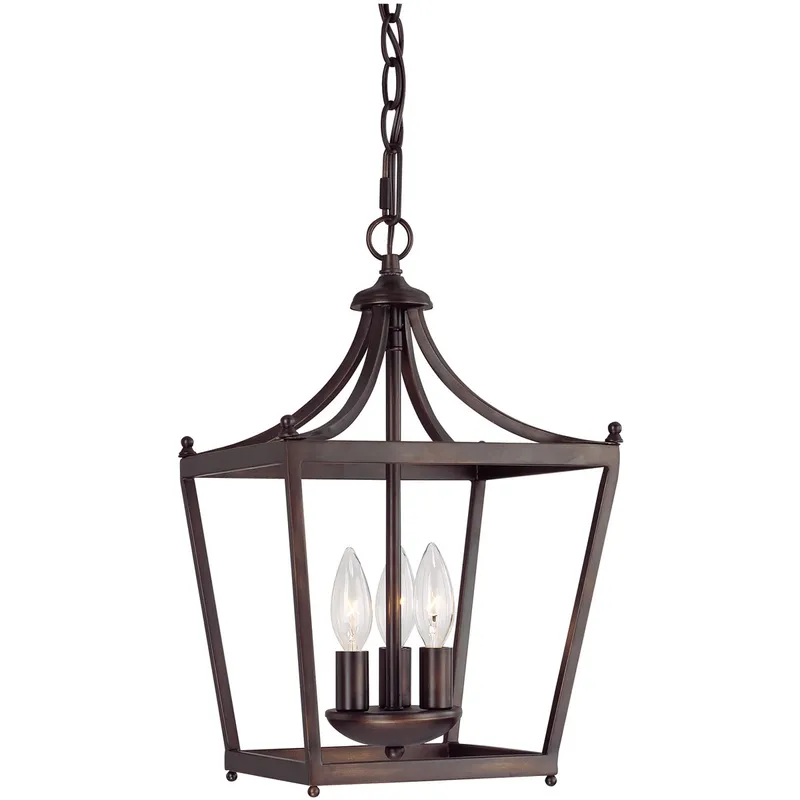 Esme 3 Light 10.25 inch Burnished Bronze Foyer Ceiling Light