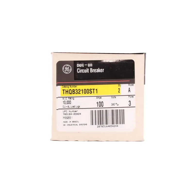Breaker, 100A, 3P, 120/240V, 10 kAIC, Bolt-On, Shunt Trip, 120VAC