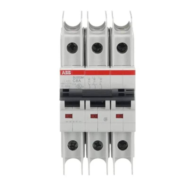 ABB SU203M-C8 UL489 MCB 3P C 8A 480