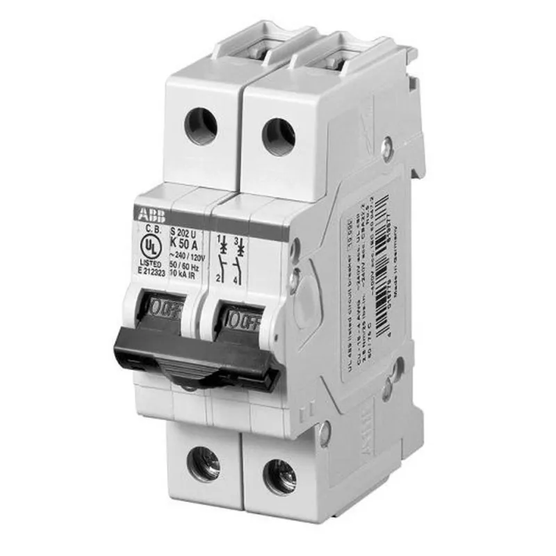 2A, 240V, 10 kAIC, K-Curve, UL 489 CB