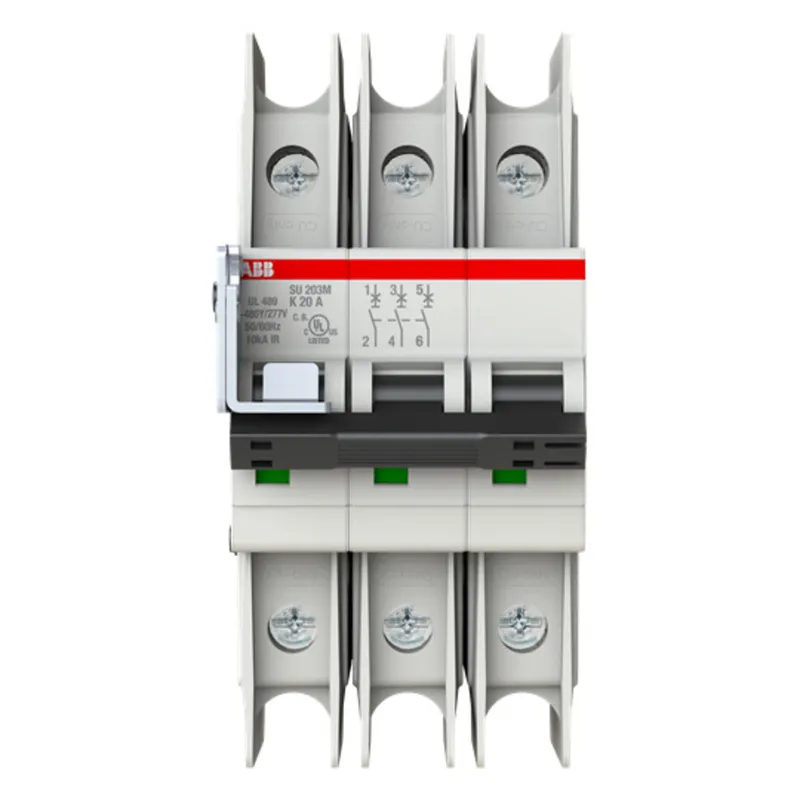 Miniature Circuit Breaker, DIN Rail Mount, 3 Pole, 20A, 10kAIC