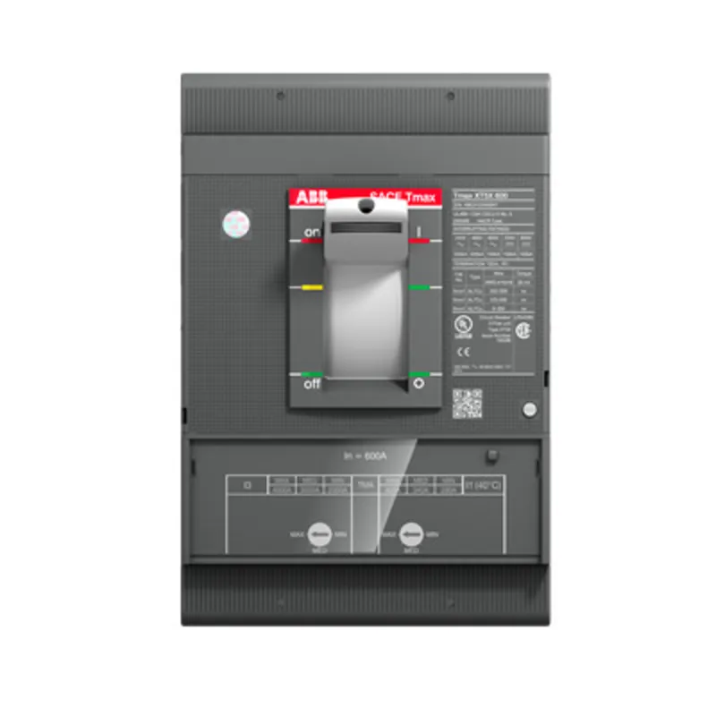 Breaker, Molded Case, 600A, 600VAC, 3P, Tmax, XT5