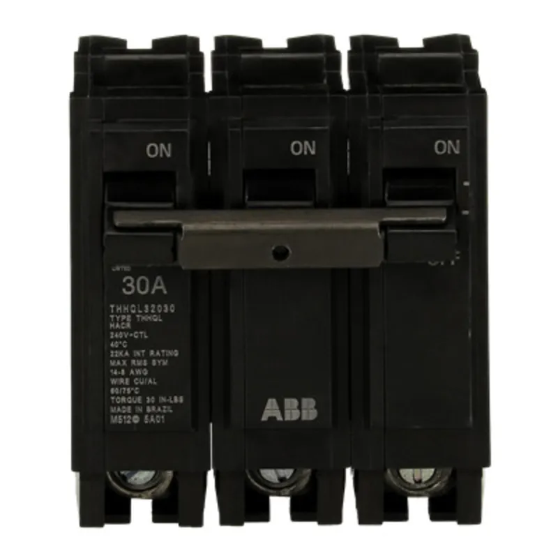 Breaker, 30A, 240VAC, 3P, 22kAIC, Stab-In