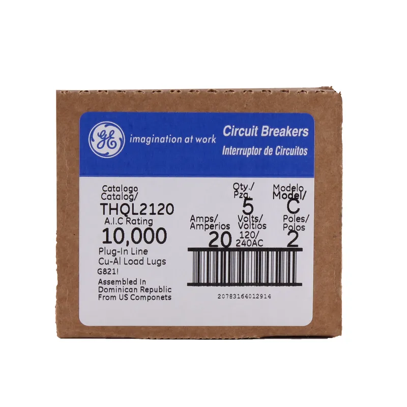Breaker, 20A, 2P, 120/240V, 10 kAIC, Q-Line Series