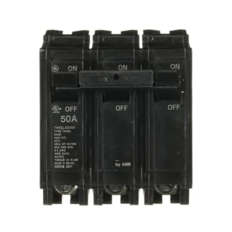 Breaker, 50A, 240VAC, 3P, 22kAIC, Stab-In