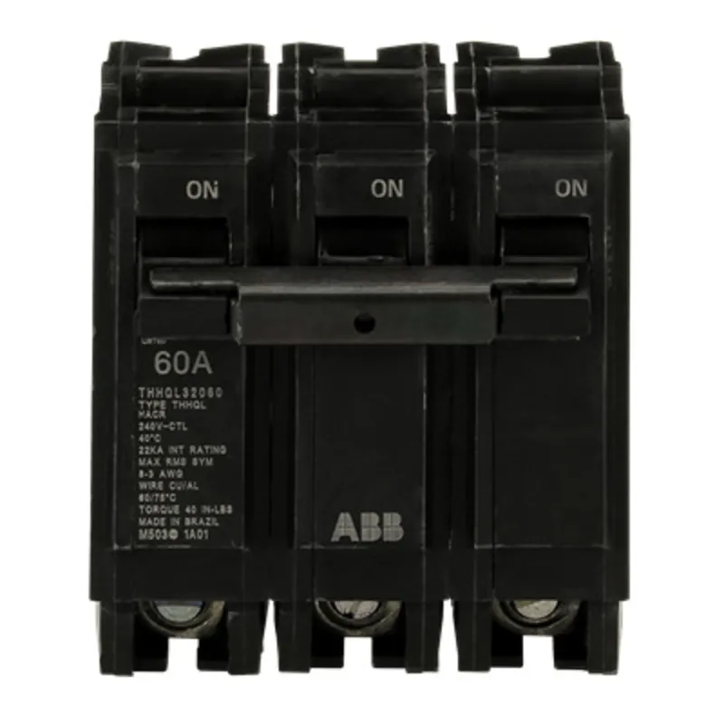 Breaker, 60A, 240VAC, 3P, 22kAIC, Stab-In
