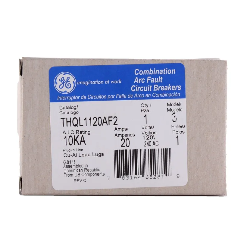 Breaker, 20A, 1P, 120/240V, 10 kAIC, Q-Line Series, Combo AFCI, Limited Quantities