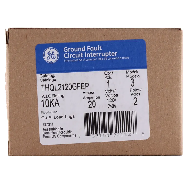 GROUND FAULT EQUIP 2 POLE C/B
