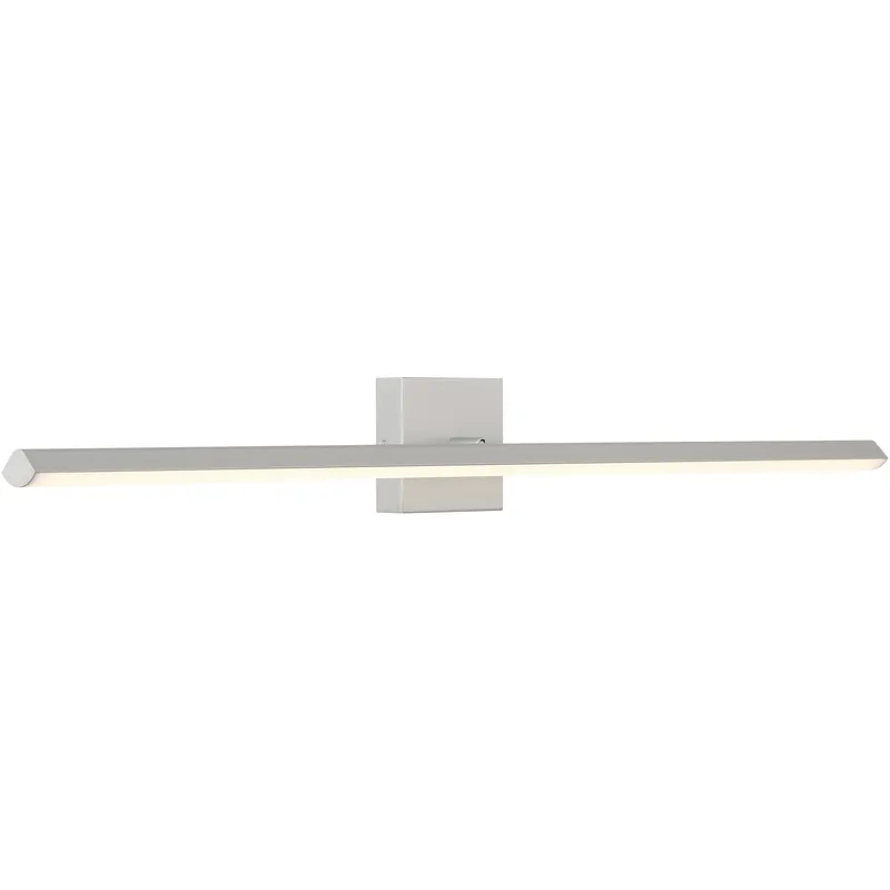 Float 1 Light 36 inch Silver Bath Vanity Light Wall Light