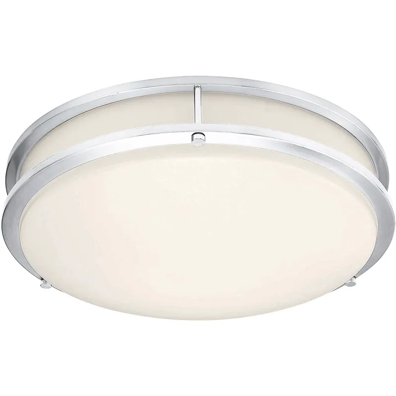 Solero II LED 16.5 inch Chrome Flush Mount Ceiling Light