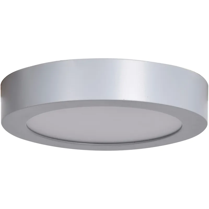 Strike 2.0 LED 7 inch Silver Flush Mount Ceiling Light