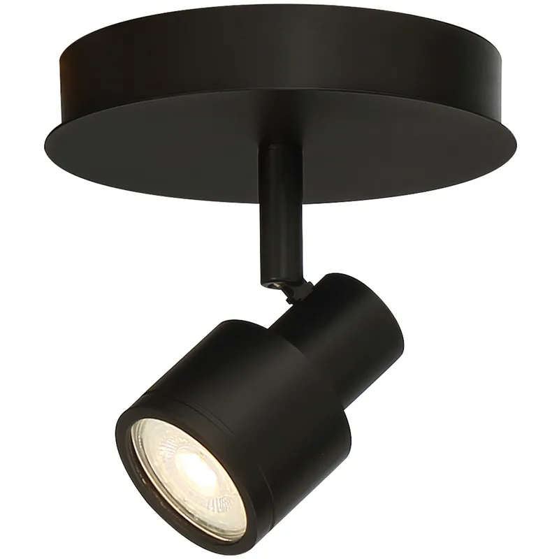 ModPLUS LED 7 inch Brushed Steel Flush Mount Ceiling Light, Round