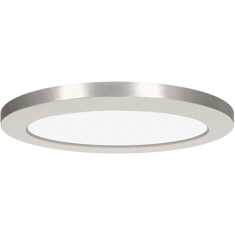ModPLUS LED 9 inch Brushed Steel Flush Mount Ceiling Light