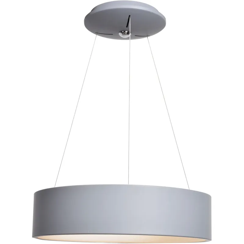 Radiant LED 17.75 inch Gray Pendant Ceiling Light in Grey