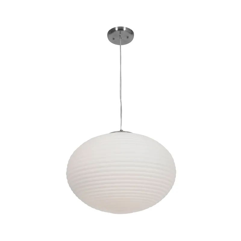 Callisto LED 18 inch Brushed Steel Pendant Ceiling Light