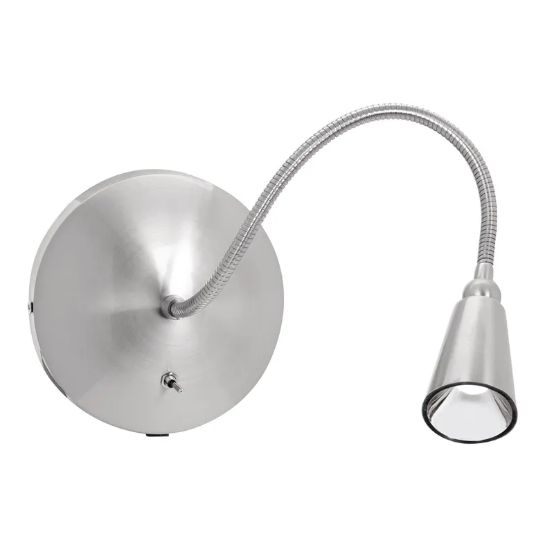 Bunk LED 5 inch Brushed Steel Wall Lamp Wall Light
