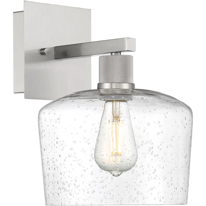 Port Nine LED 9 inch Brushed Steel Wall Sconce Wall Light