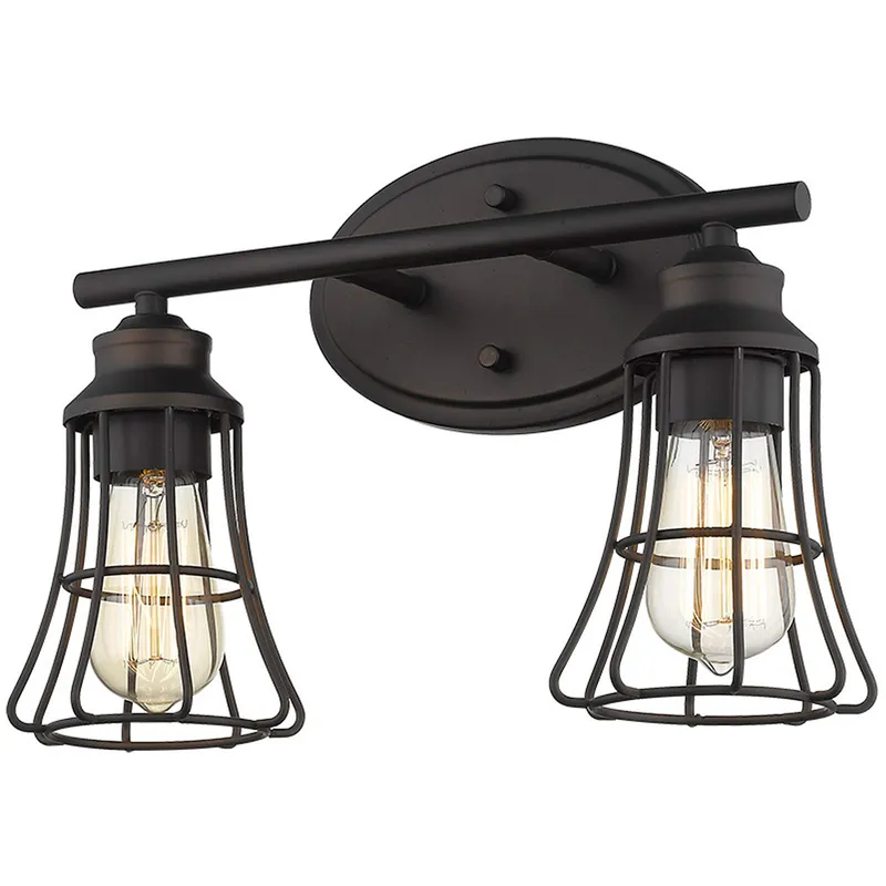 Piers 2 Light 16 inch Oil-Rubbed Bronze Vanity Light Wall Light