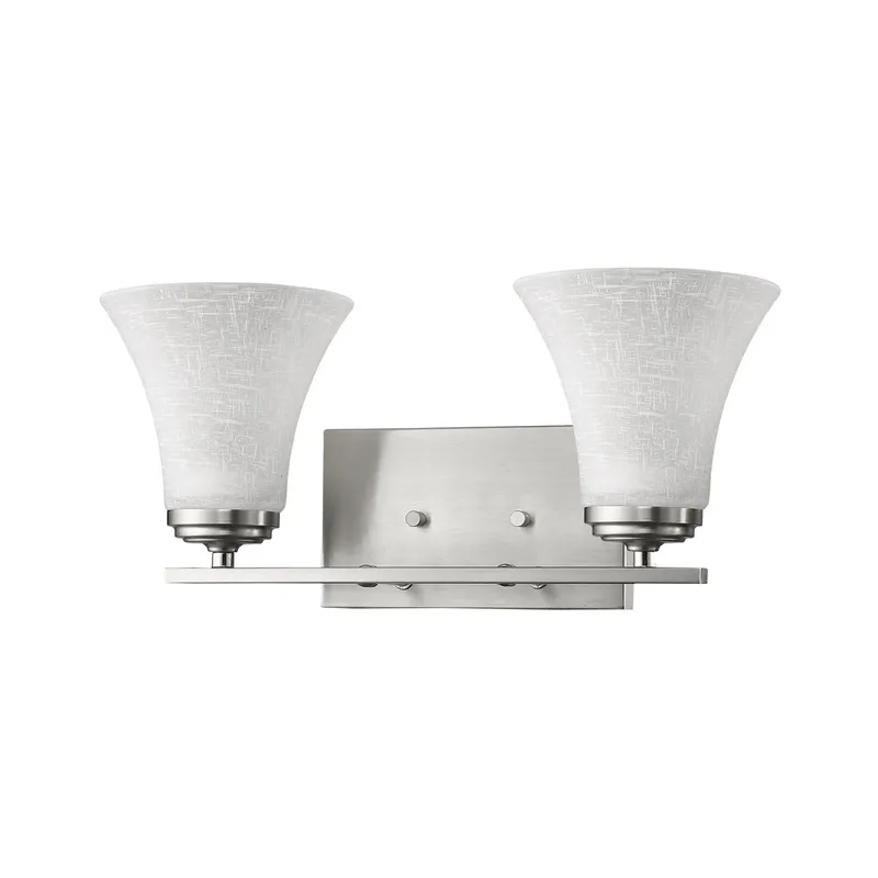 Union 2 Light 16.75 inch Satin Nickel Vanity Light Wall Light