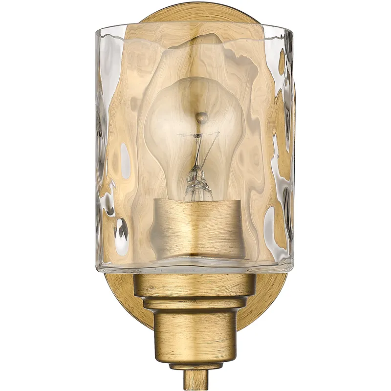 Lumley 1 Light 5 inch Antique Gold Vanity Light Wall Light