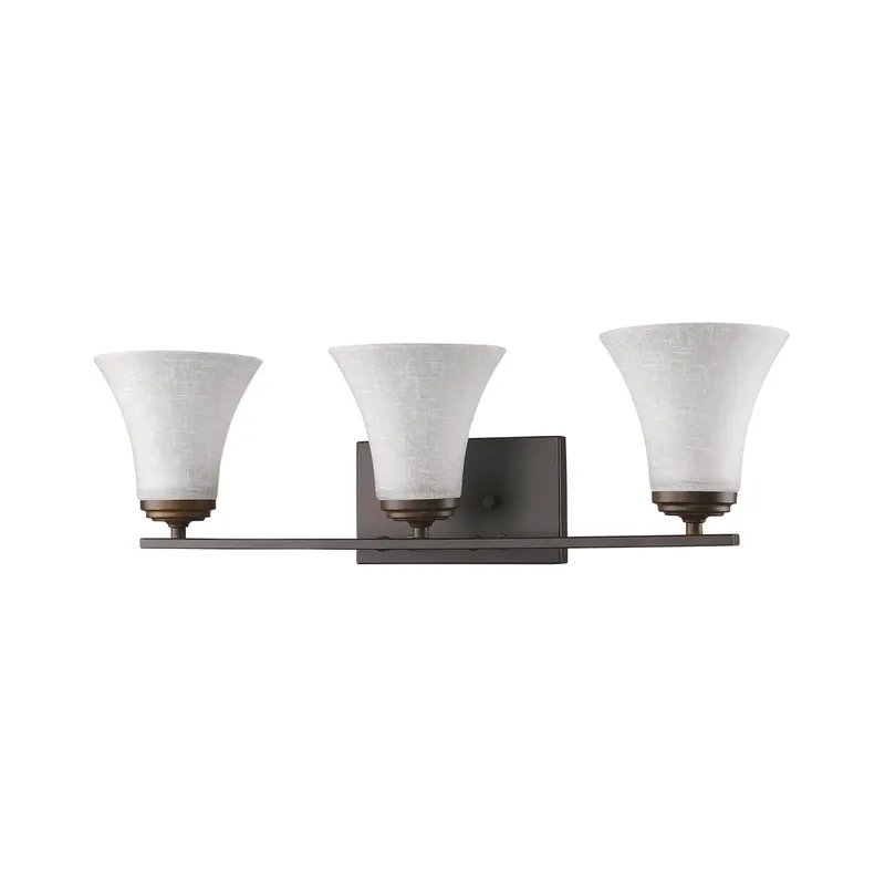 Union 3 Light 26 inch Oil Rubbed Bronze Vanity Light Wall Light