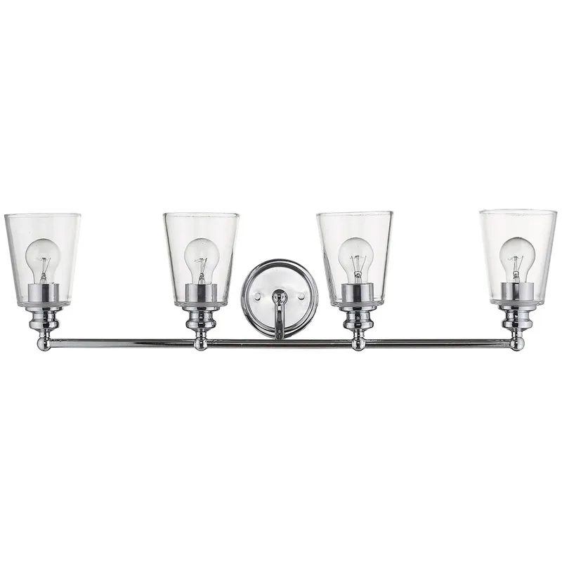 Ceil 4 Light 32 inch Chrome Vanity Light Wall Light