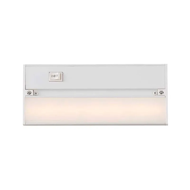 Pro 120V LED 9 inch Gloss White Under Cabinet Lighting