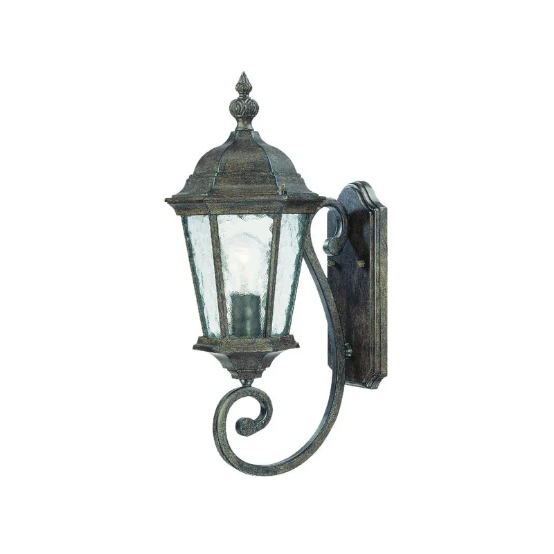 Telfair 1 Light 22 inch Black Coral Exterior Wall Mount