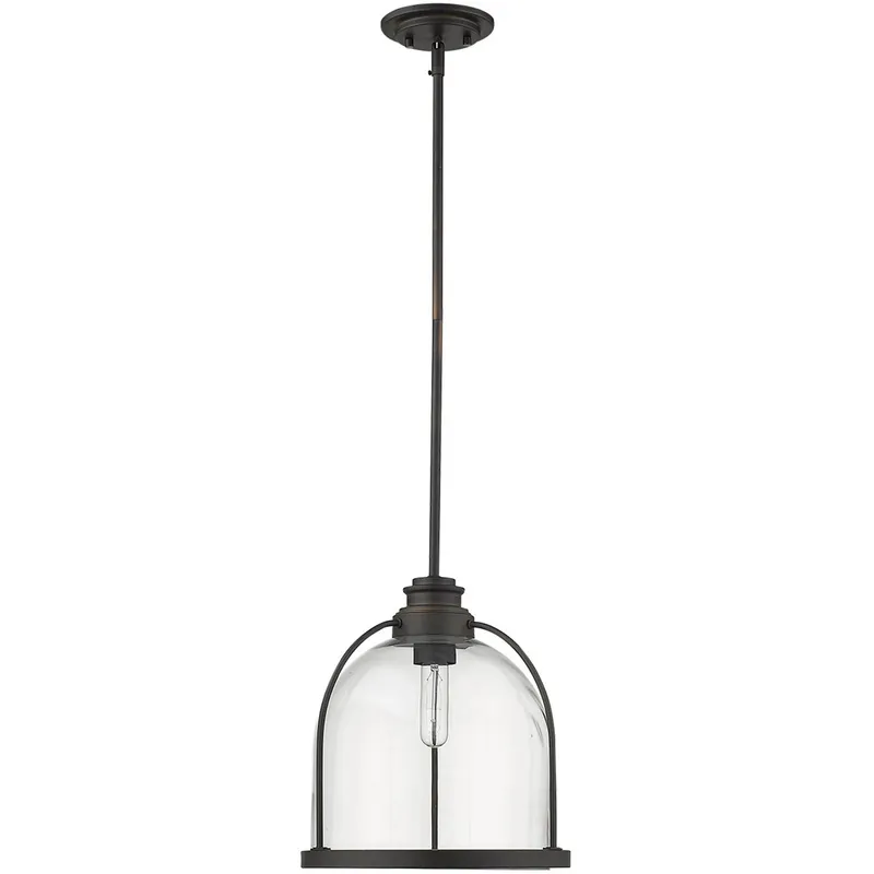 Stanton 1 Light 12 inch Oil-Rubbed Bronze Pendant Ceiling Light in Oil Rubbed Bronze