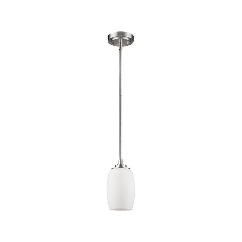 Sophia 1 Light 5 inch Satin Nickel Pendant Ceiling Light