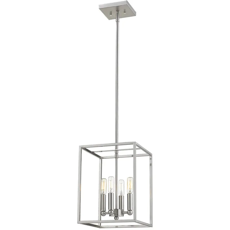 Cobar 4 Light 10 inch Satin Nickel Pendant Ceiling Light