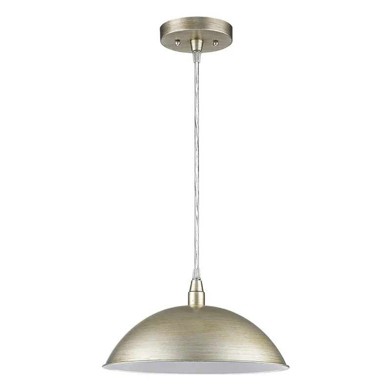 Layla 1 Light 12 inch Washed Gold Pendant Ceiling Light