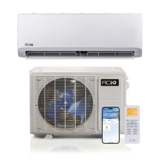 ACIQ ACIQ-09ZS-HP115C 9,000 BTU ACiQ Standard 24.5 SEER2 Single Zone Wall Mount Mini Split Heat Pump System - R454B | 115V
