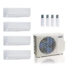 Aciq 27000 Btu 4-zone Mini Split Heat Pump 25 SEER2 R454B