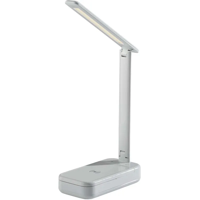UV-C Sanitizing 15.25 inch 10 watt White Desk Lamp Portable Light, Simplee Adesso