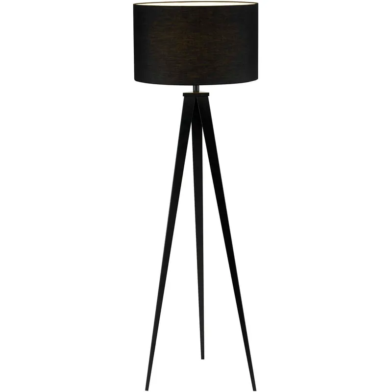Director 66 inch 150.00 watt Black Floor Lamp Portable Light