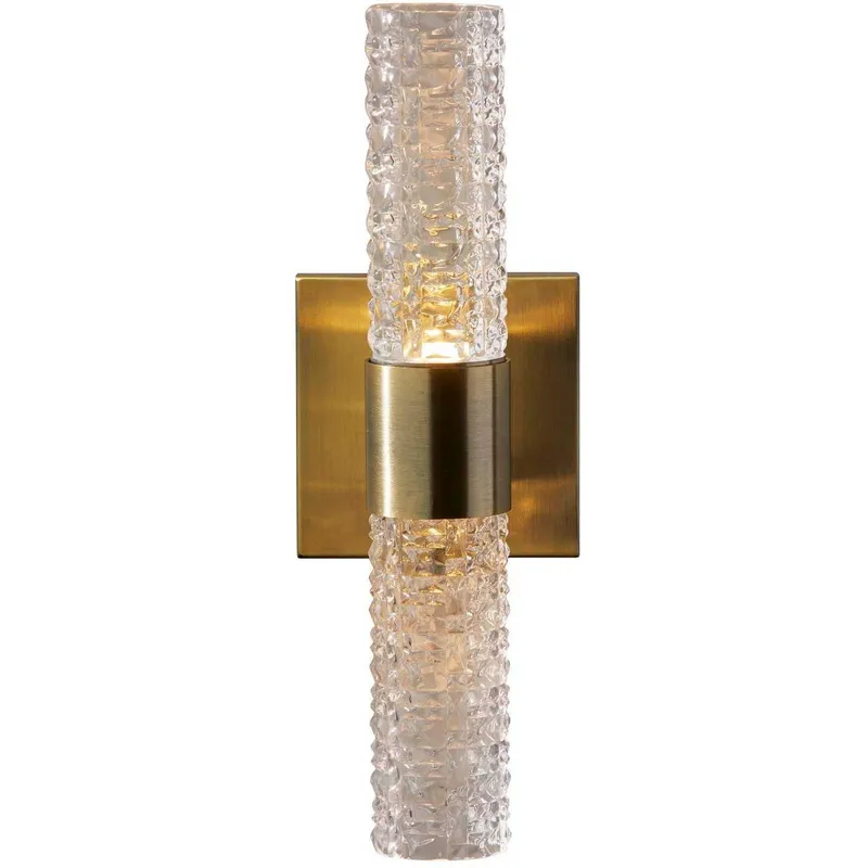 Harriet LED 5 inch Antique Brass Wall Lamp Wall Light