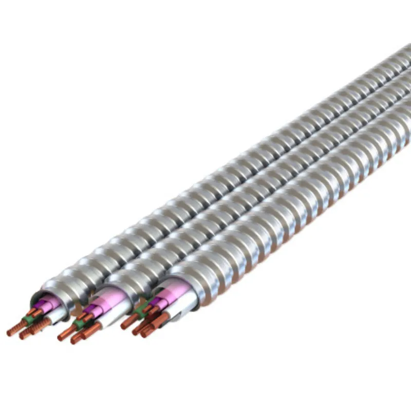 10/2 MC Lite Luminary Cable, w/ 10 AWG Ground & 16-2 Solid (TPJ) (Purple, Pink) Control, 1000'