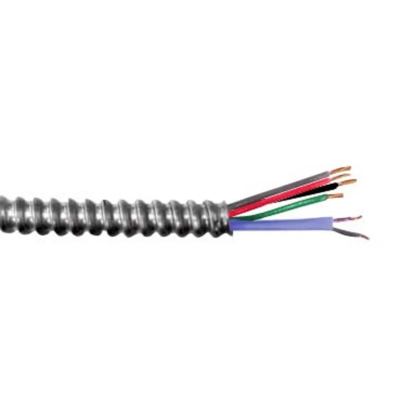 MC Luminary Cable, Alum Flex, 16-2 Pur/Pnk, 12-3 Blk/Red/Wht/Grn, 250'