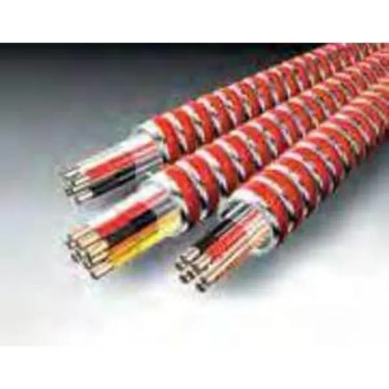 Fire Alarm MC Cable, FPLP, Steel Flex, 16-2 Solid Twisted Pair, 250'