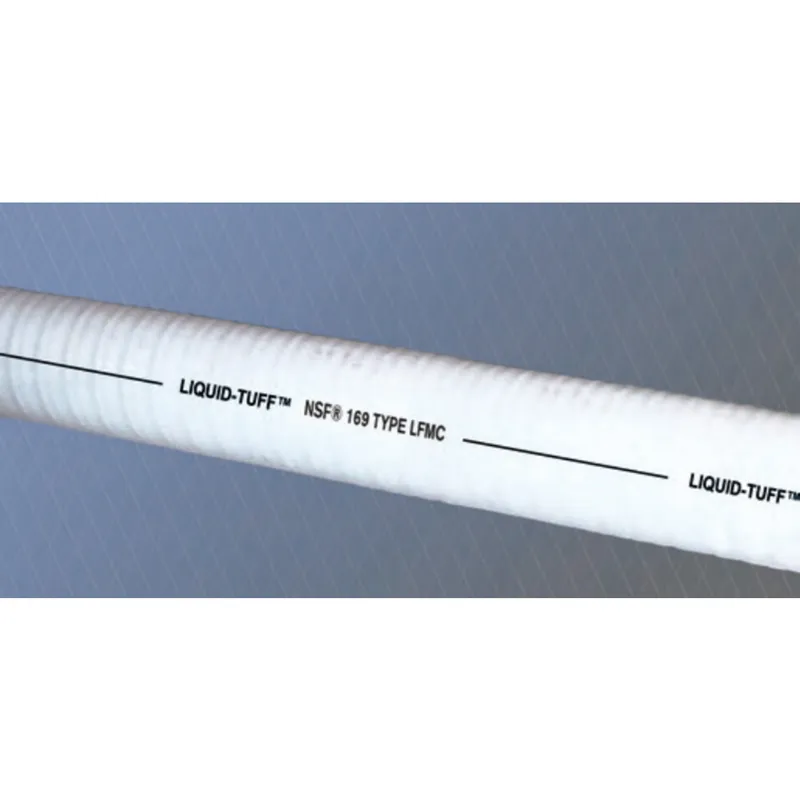 LIQUID-TUFF UL Liquidtight Flexible Steel Conduit, 3/8" x 100', White