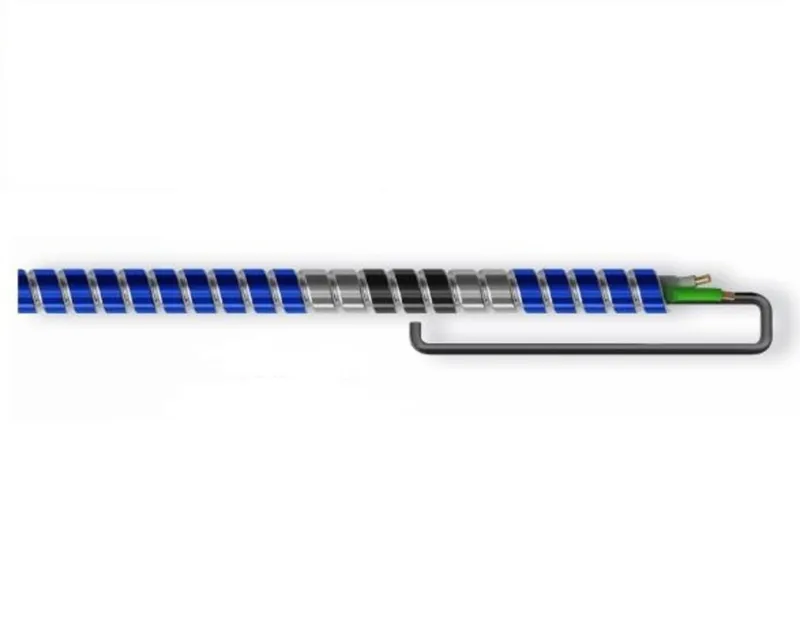 12-2 (Solid) MC Glide, Blue Steel Armor, 1000' (Black, White)