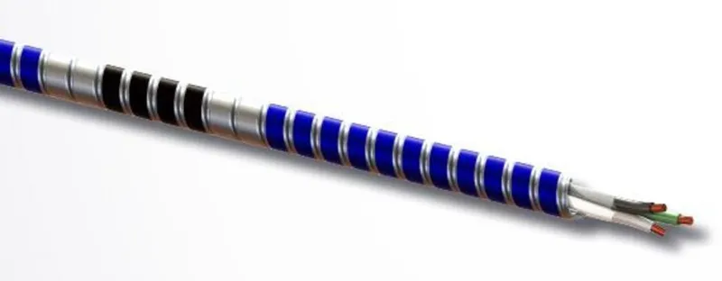 12-2 (Solid) MC Glide, Blue Steel Armor, 250' (Black, White)